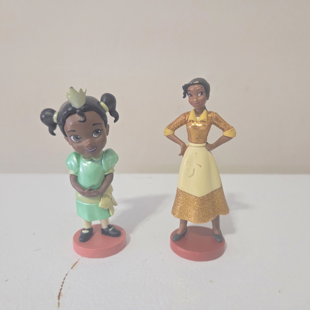 Disney Princess And The Frog Figurine Set Of 7 - Picture 4 of 5